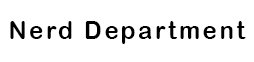 Nerd Department Logo